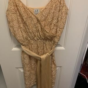 Halston beaded dress. Size 6